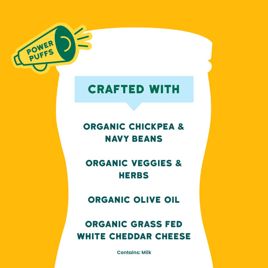 Serenity Kids Cheddar & Cauliflower Spinach Grain Free Puffs