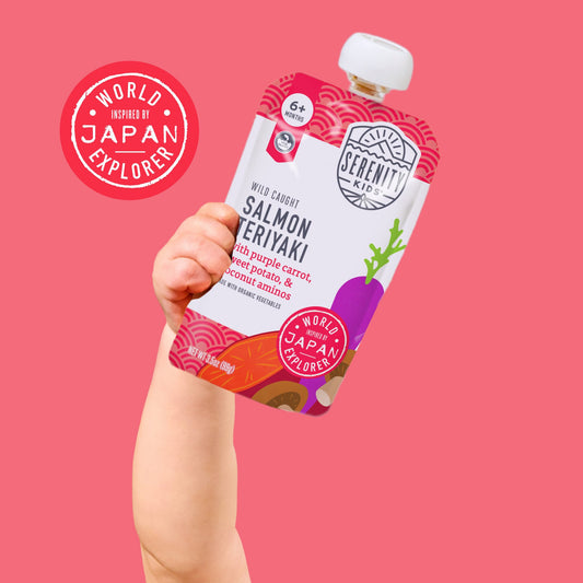 Serenity Kids Baby Food Pouch - Wild Caught Salmon Teriyaki