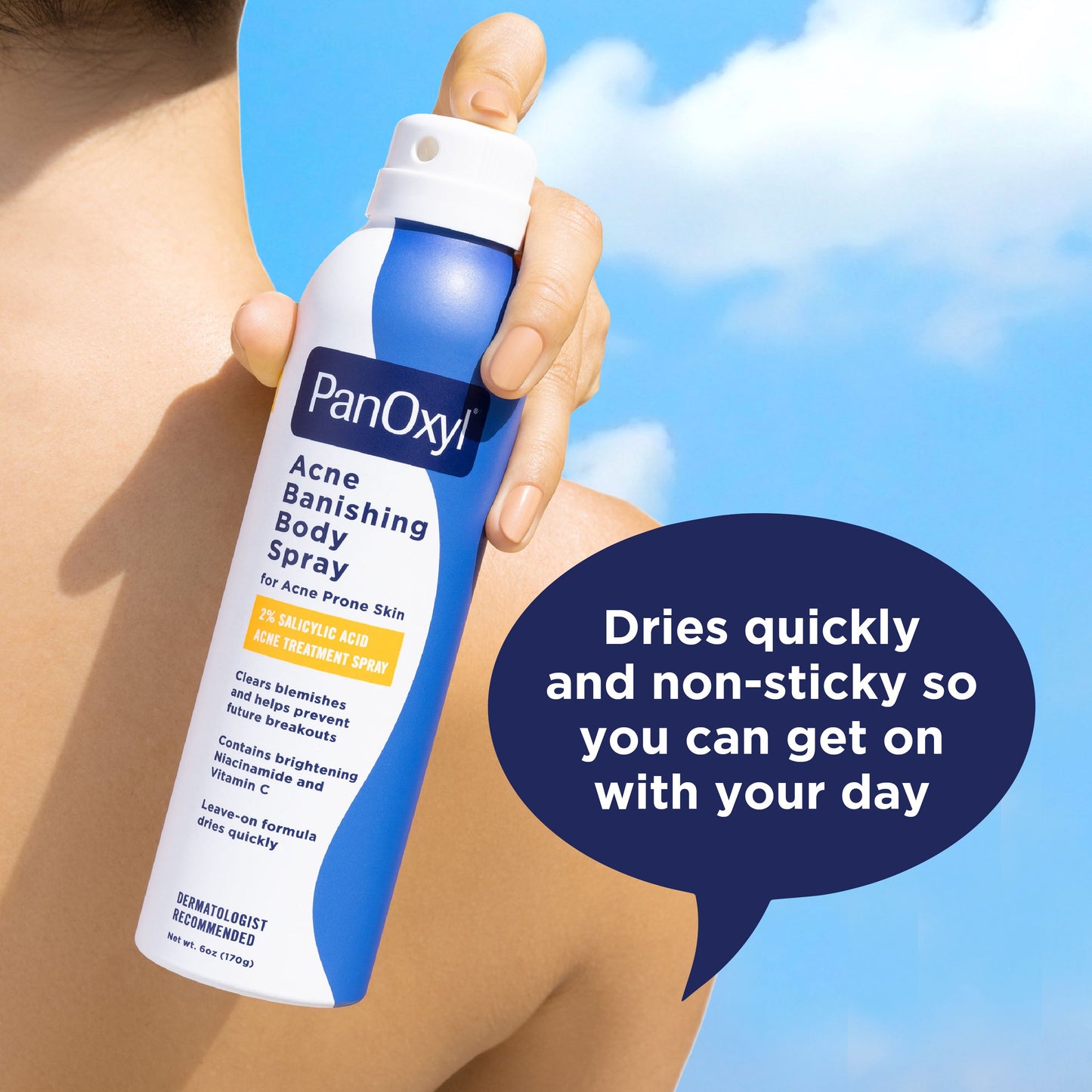 PanOxyl Acne Banishing Body Spray 2% Salicylic Acid