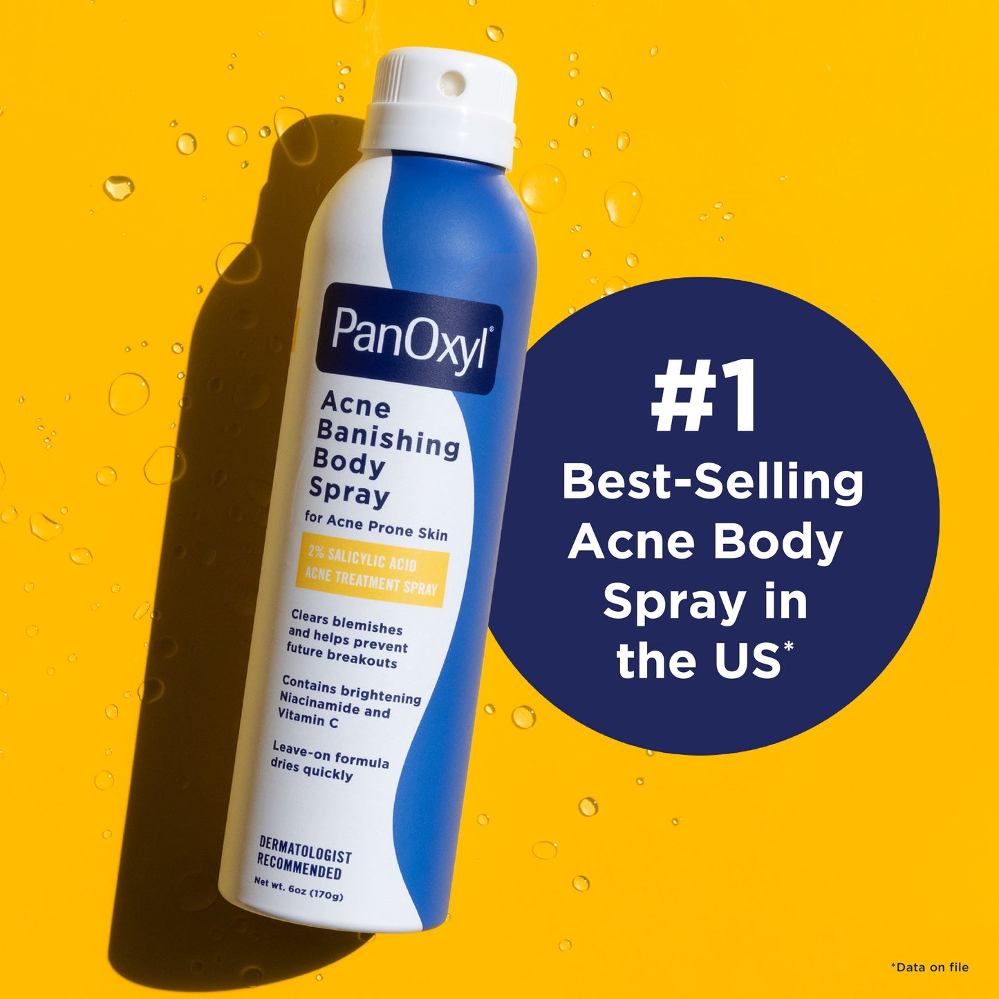 PanOxyl Acne Banishing Body Spray 2% Salicylic Acid