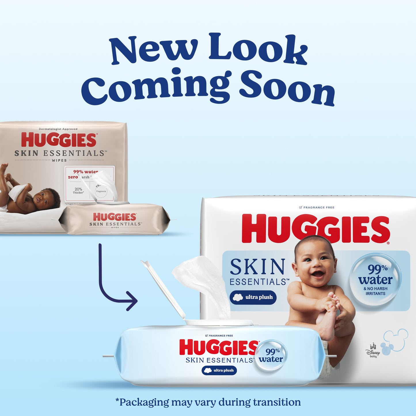 Huggies Skin Essentials Baby Wipes 6 pk