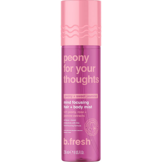 B Fresh Mind Focusing Hair & Body Mist - Peony For Your Thoughts