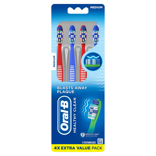 Oral-B Healthy Clean Toothbrush Value Pack - Medium