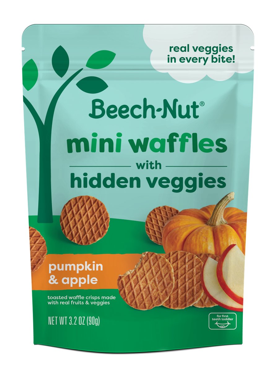 Beech-Nut Mini Waffles Crisps - Pumpkin Apple & Cinnamon