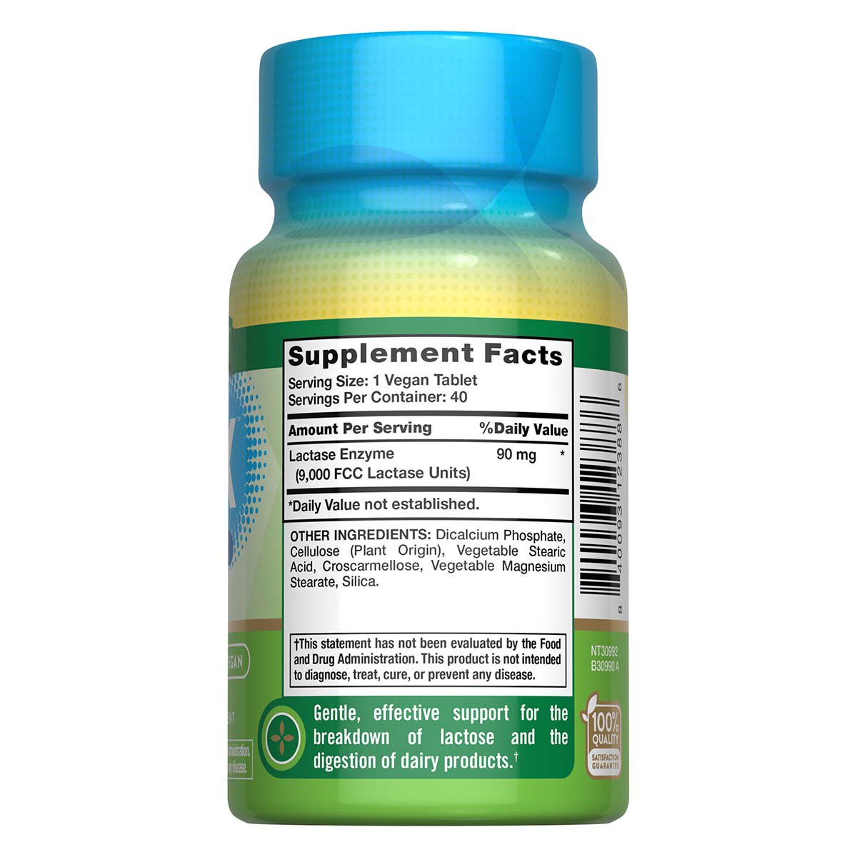 Nature's Truth Fast Acting Lactose Digest Complete Tablets