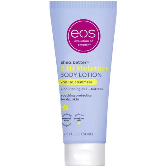 eos Shea Better 24hr Moisture Body Lotion-  Vanilla Cashmere, Travel Size