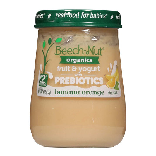 Beech-Nut Organics Stage 2 with Prebiotics Baby Food - Banana Orange