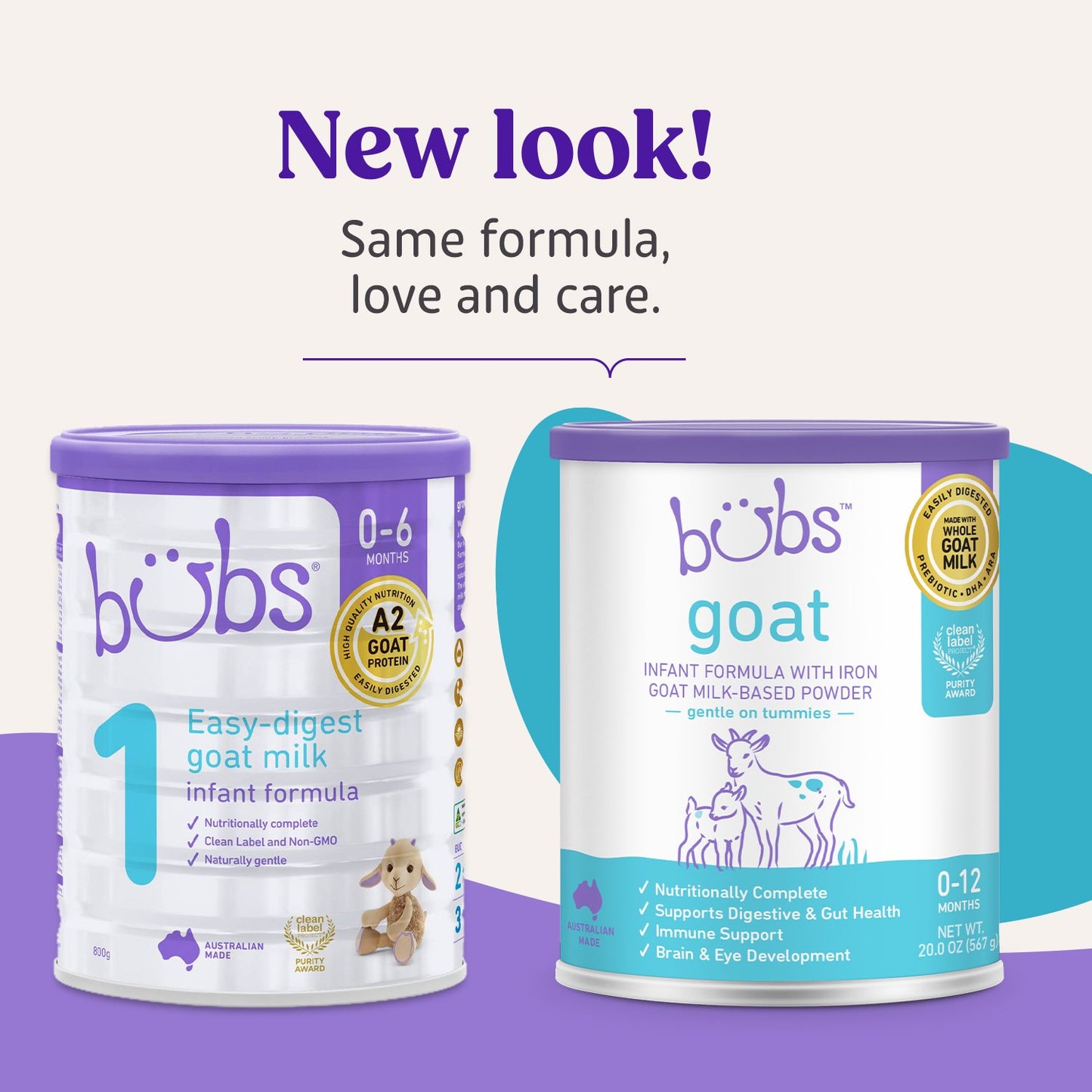 Bubs Goat Milk-Based Powder Infant Formula