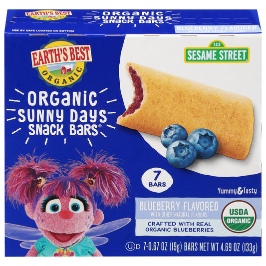 Earth's Best Organic Sunny Days Snack Bars - Blueberry