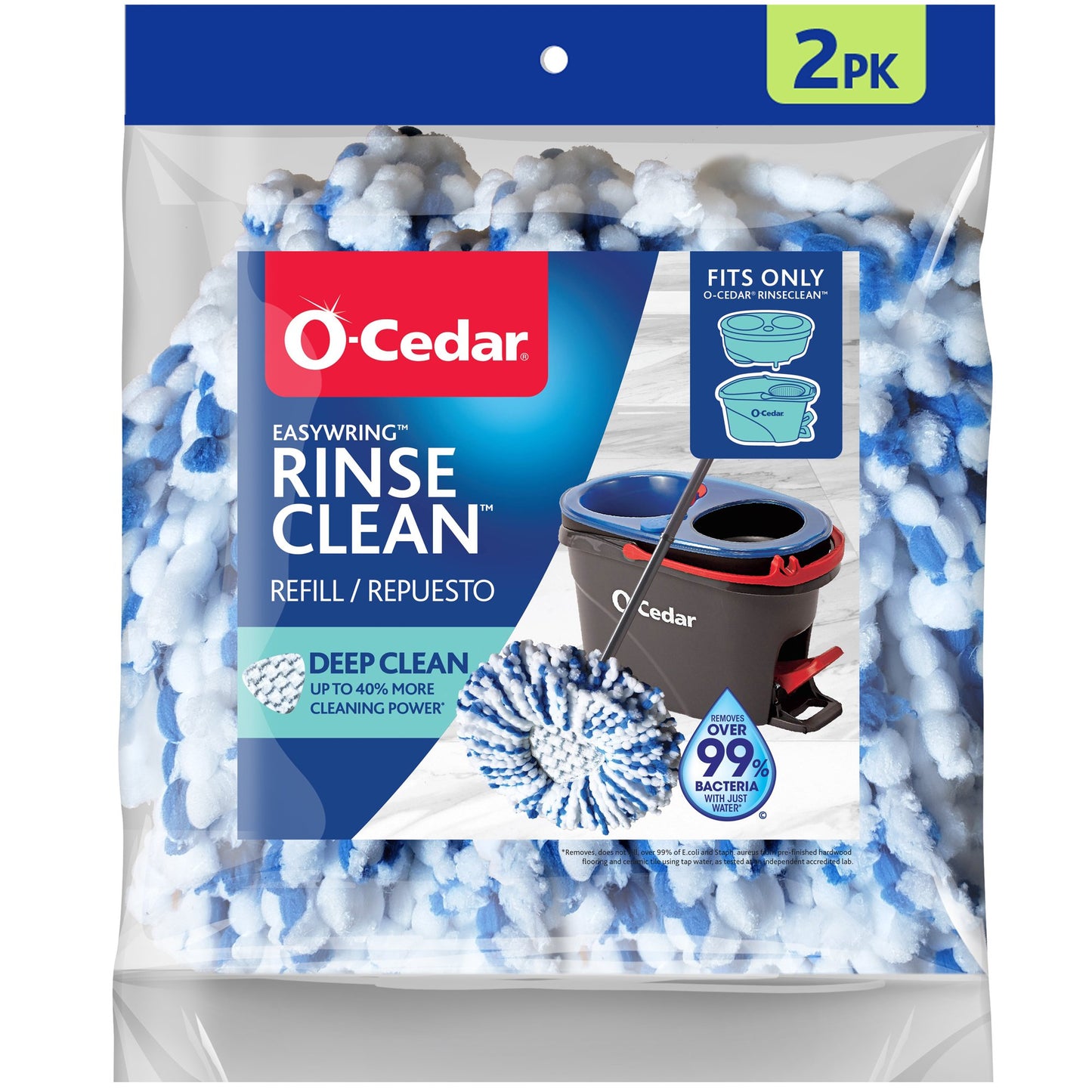 O-Cedar EasyWring RinseClean Deep Clean Refills