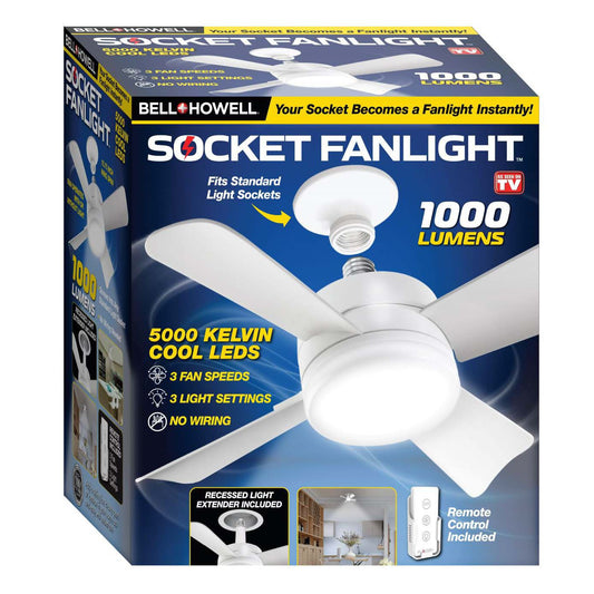 Bell & Howell Socket Fanlight Bulb - White
