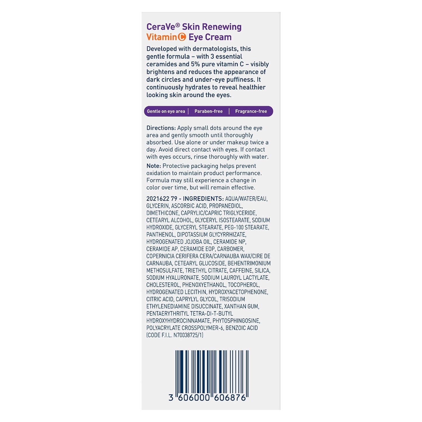 CeraVe Skin Renewing Vitamin C Eye Cream