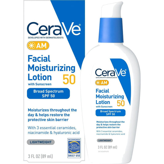 CeraVe AM Facial Moisturizing Lotion - SPF 50