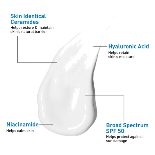 CeraVe AM Facial Moisturizing Lotion - SPF 50