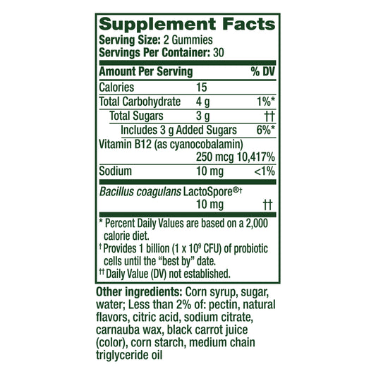 Align Probiotic Gummies, Bloating Relief + Food Digestion Probiotics