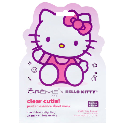 The Crème Shop x Hello Kitty Clear Cutie Face Sheet Mask