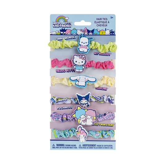 Hello Kitty And Friends Kids Hair Tie Scrunchies