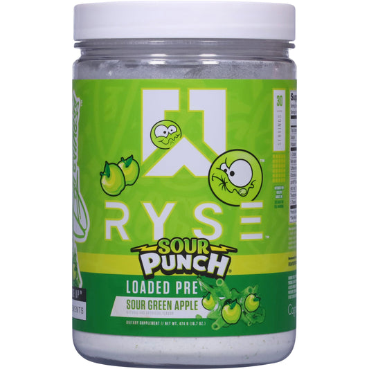 Ryse Loaded Pre-Workout Supplement - Sour Green Apple