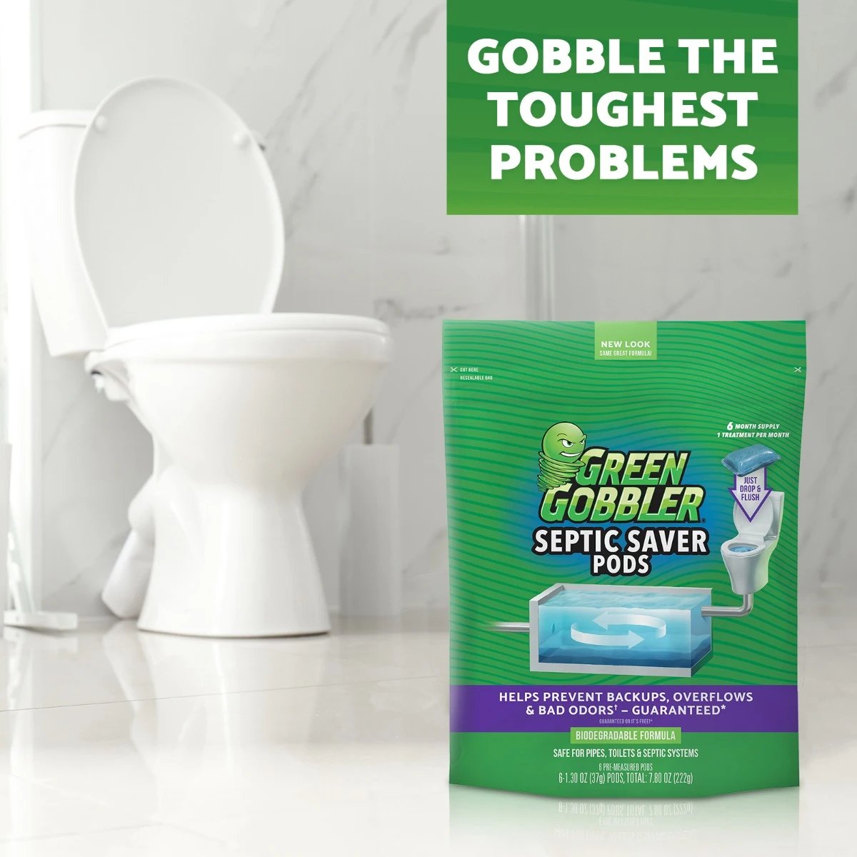 Green Gobbler Septic Saver Pods