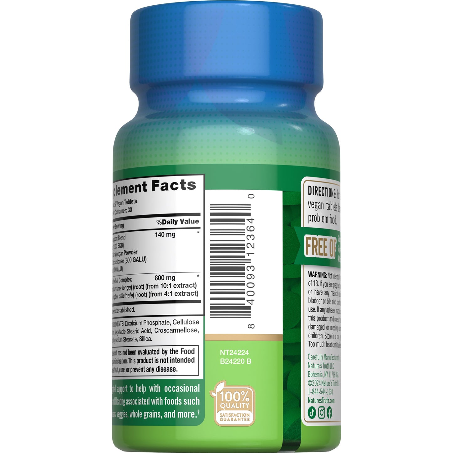 Nature's Truth Bean Digest Tablets
