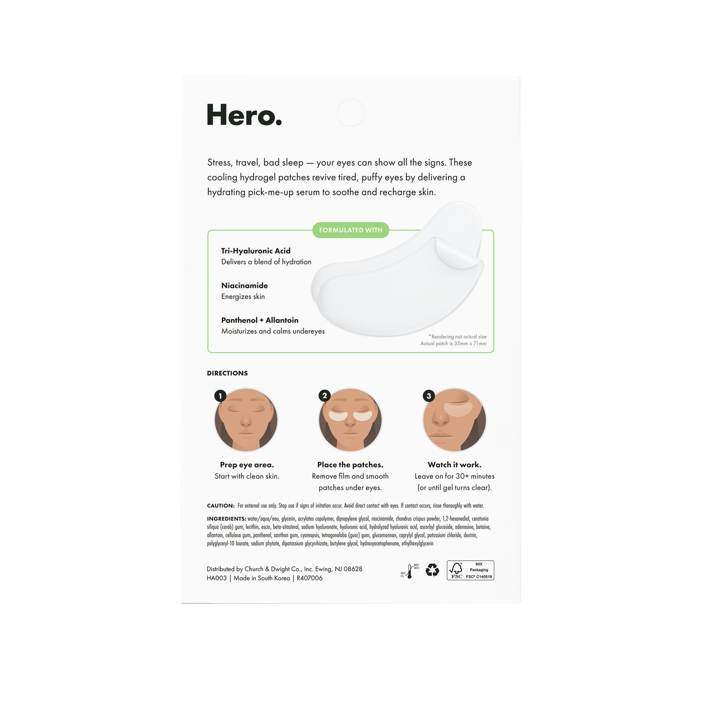 Hero Mighty Patch for Tired Eyes
