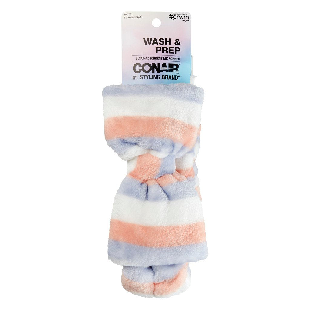 Conair Striped Spa Headwrap