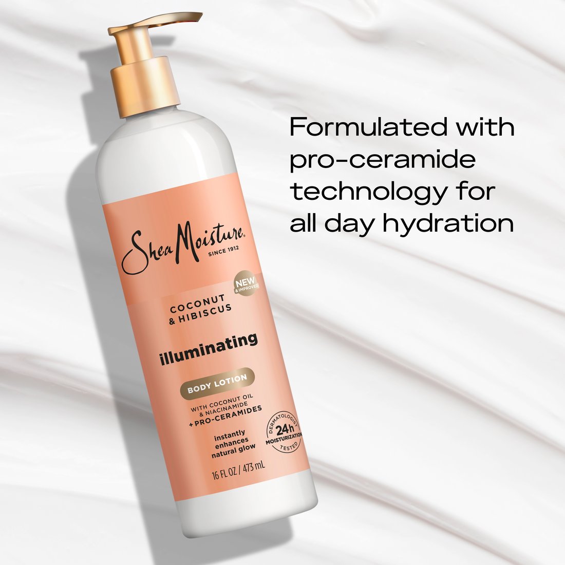 Shea Moisture Illuminating Body Lotion - Coconut & Hibiscus