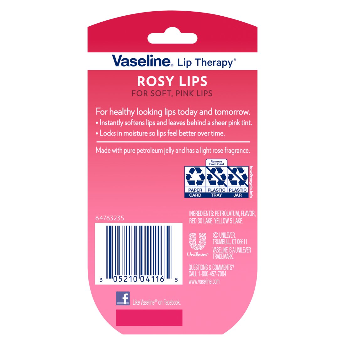 Vaseline Lip Therapy Lip Balm - Rosy Lips