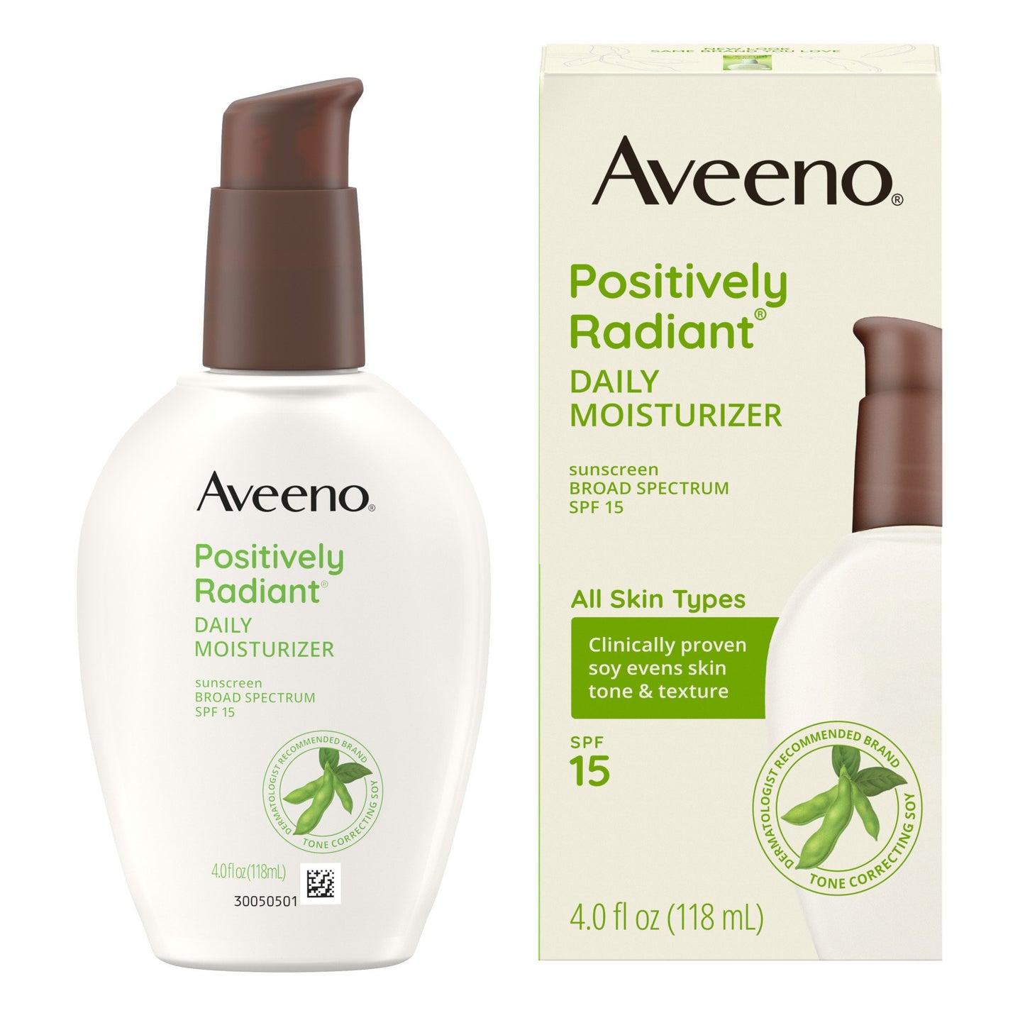 Aveeno Positively Radiant Daily Moisturizer - SPF 15