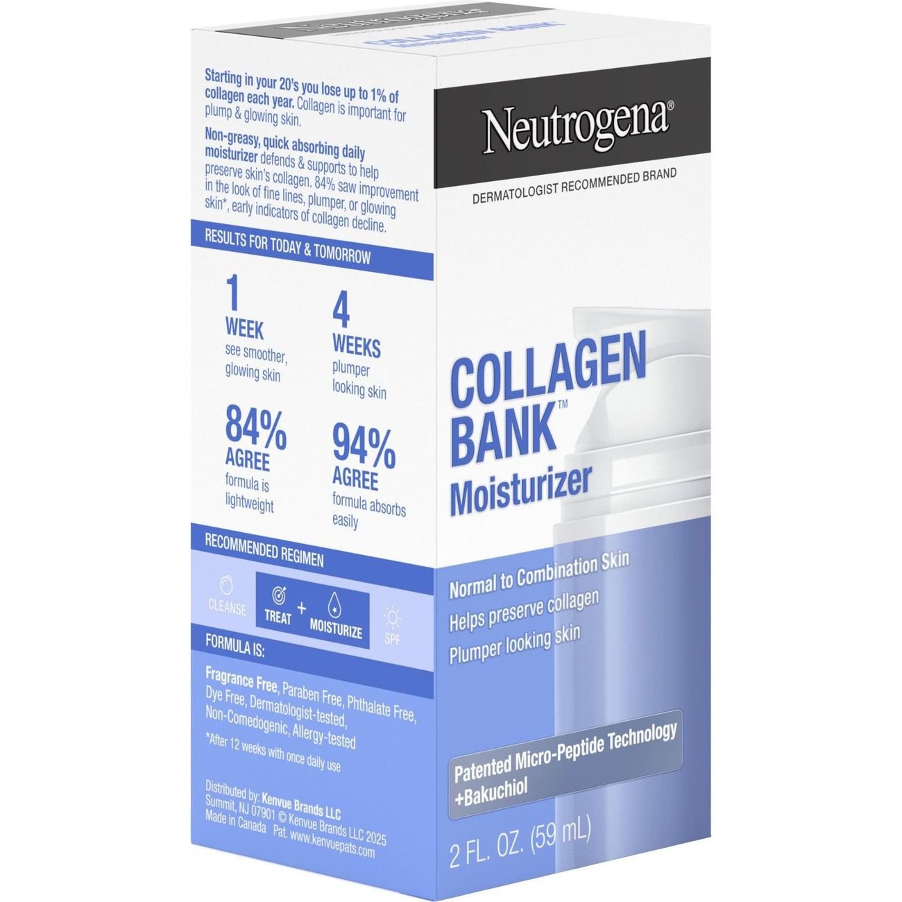 Neutrogena Collagen Bank Daily Face Moisturizer - Non-Greasy