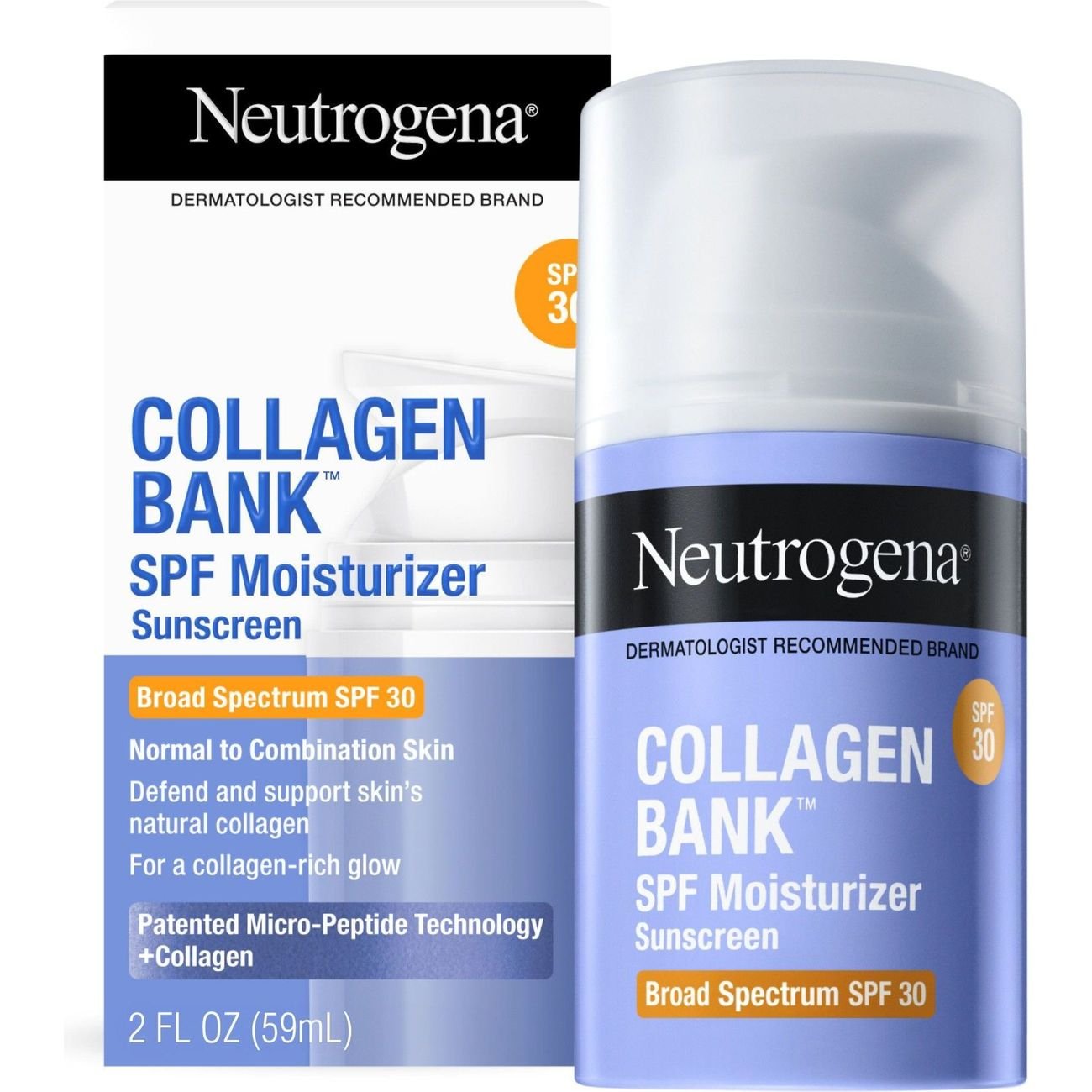 Neutrogena Collagen Bank Daily Face Moisturizer - SPF 30