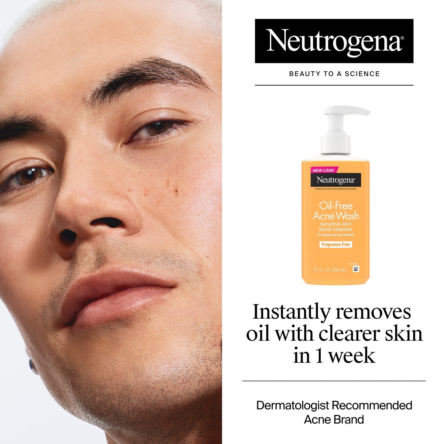 Neutrogena Oil-Free Acne Fighting Face Wash