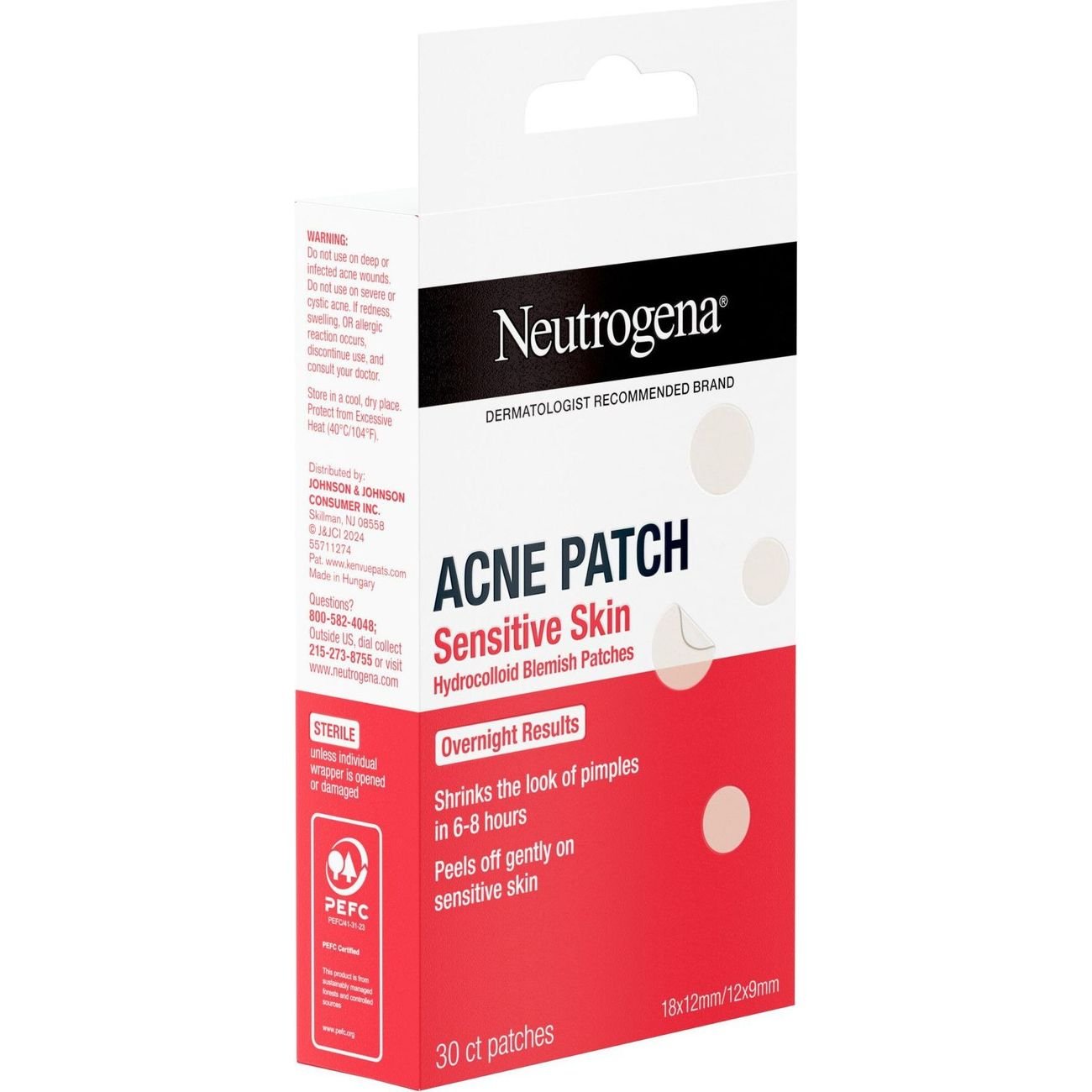 Neutrogena Hydrocolloid Sensitive Skin Acne Patches
