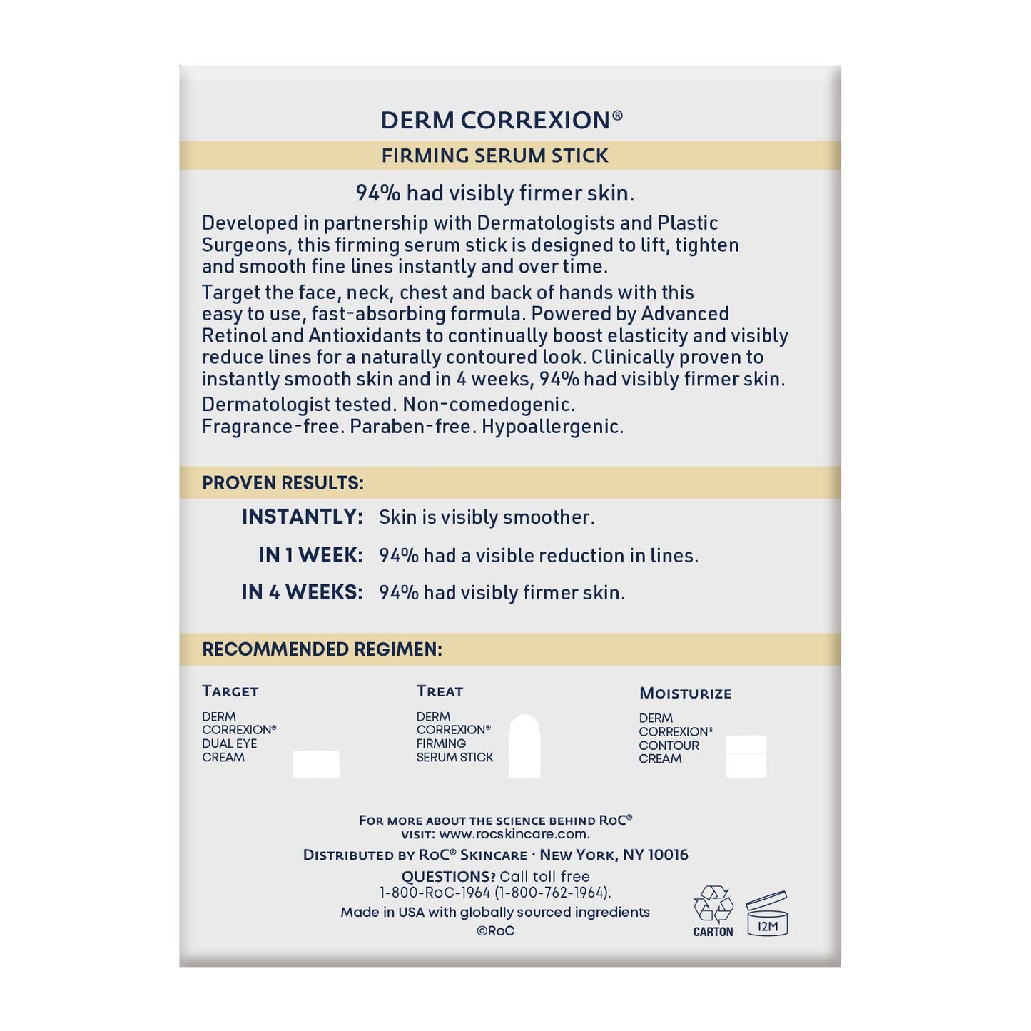 RoC Derm Correxion Firming Serum Stick