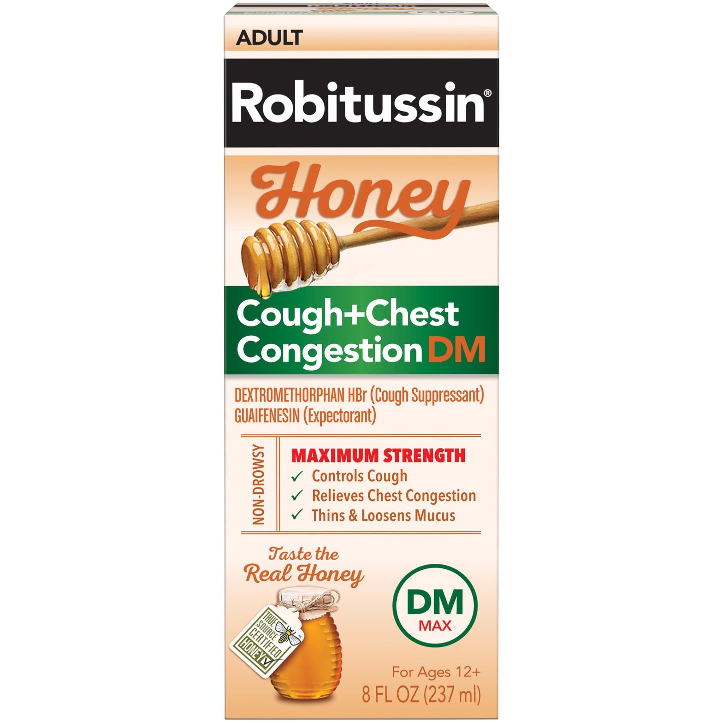 Robitussin Honey DM Max Cough + Chest Congestion