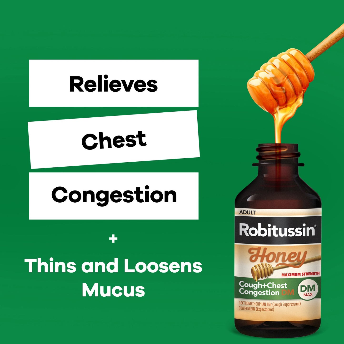 Robitussin Honey DM Max Cough + Chest Congestion