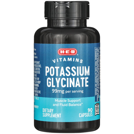 H-E-B Vitamins Potassium Glycinate - 99 mg