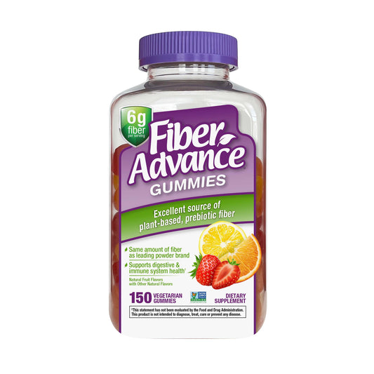 Fiber Advance Vegetarian Prebiotic Fiber Gummies