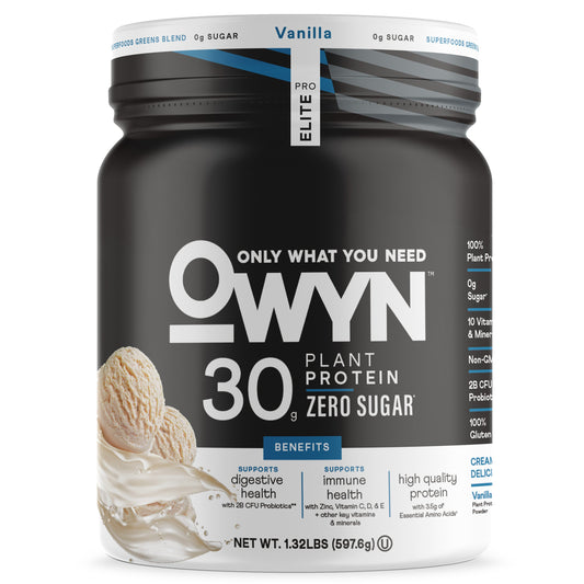 OWYN Pro Elite 30g Plant Protein Powder - Vanilla