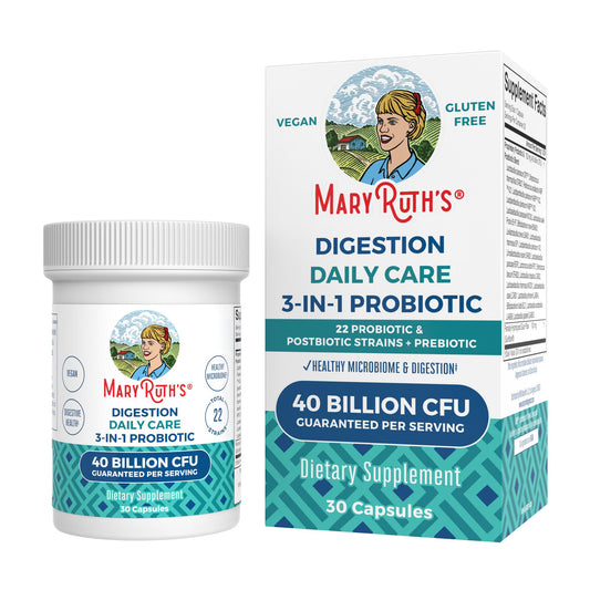 Mary Ruth's Digestion Daily Care 3-in-1 Probiotic Capsules