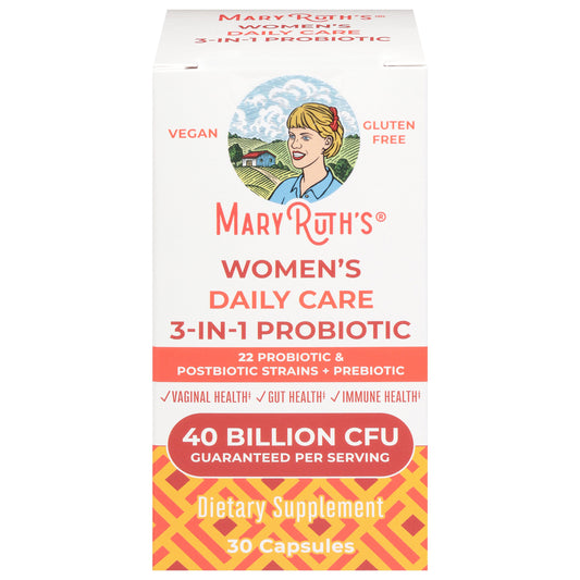 Mary Ruth's Women's Daily Care 3-in-1 Probiotic Capsules