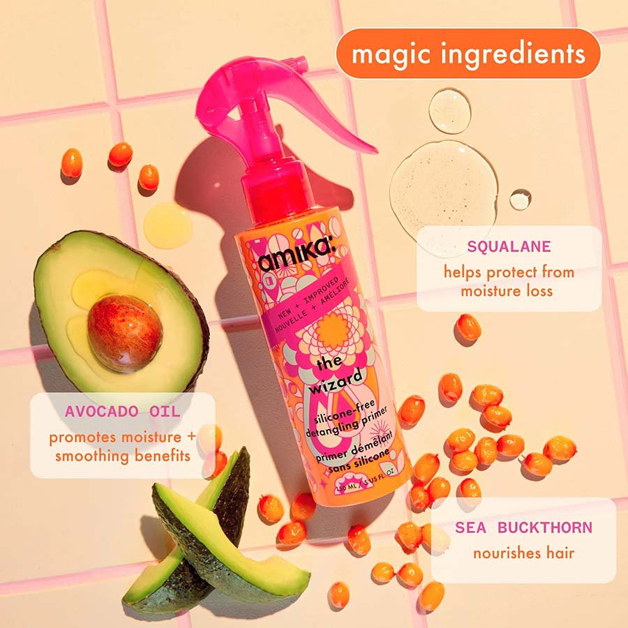 Amika The Wizard Detangler Hair Primer