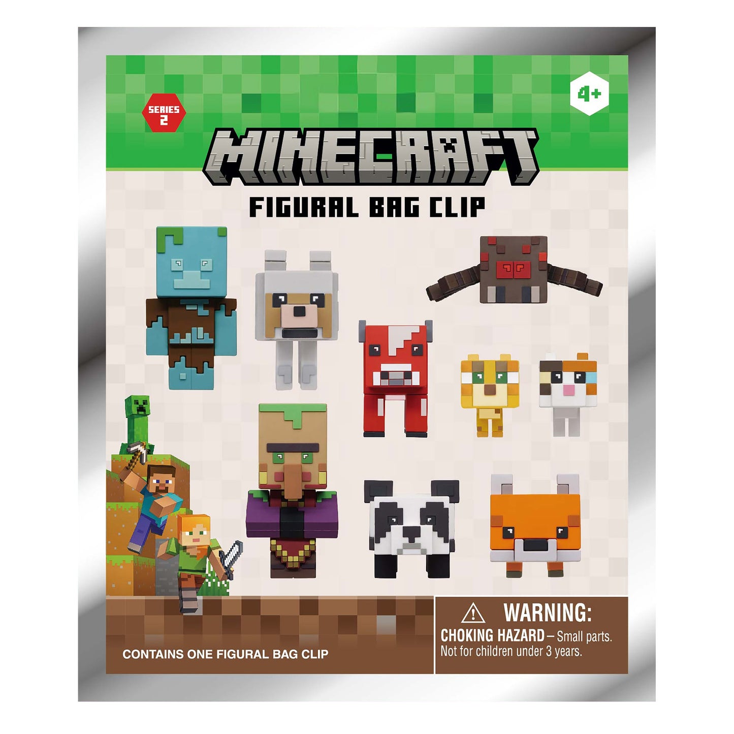 Monogram International Minecraft Figural Bag Clip - Series 2