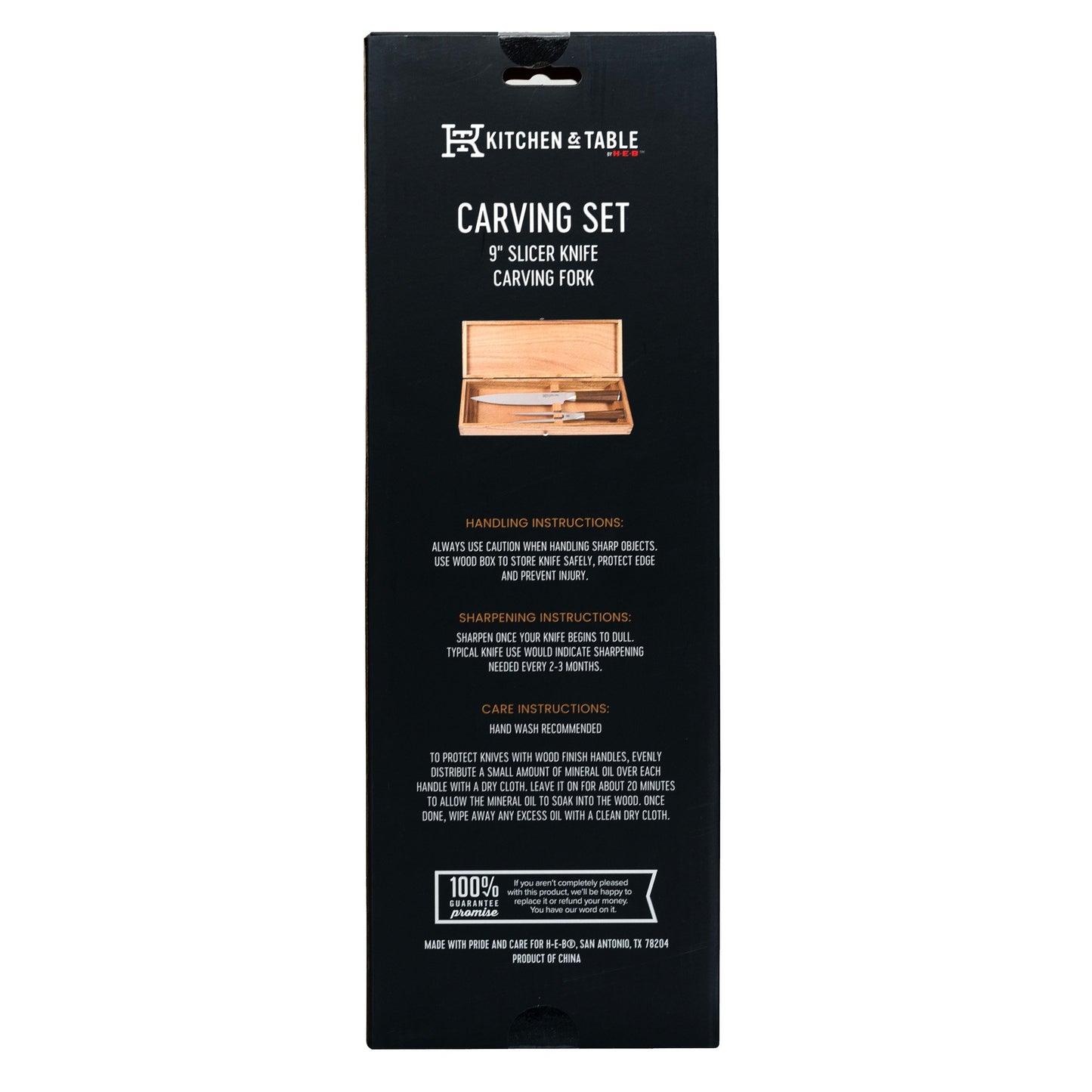 Kitchen & Table by H-E-B Carving Knife Set