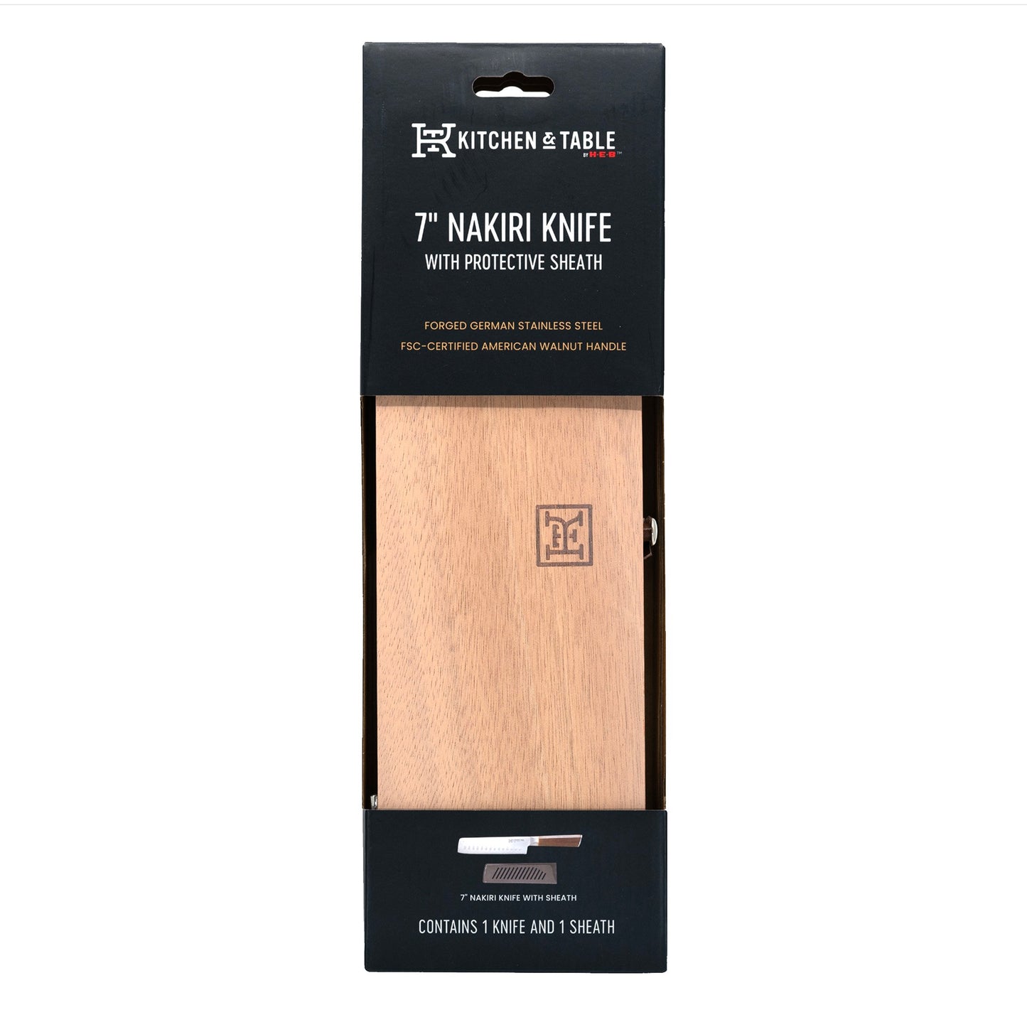 Kitchen & Table by H-E-B Nakiri Knife with Sheath