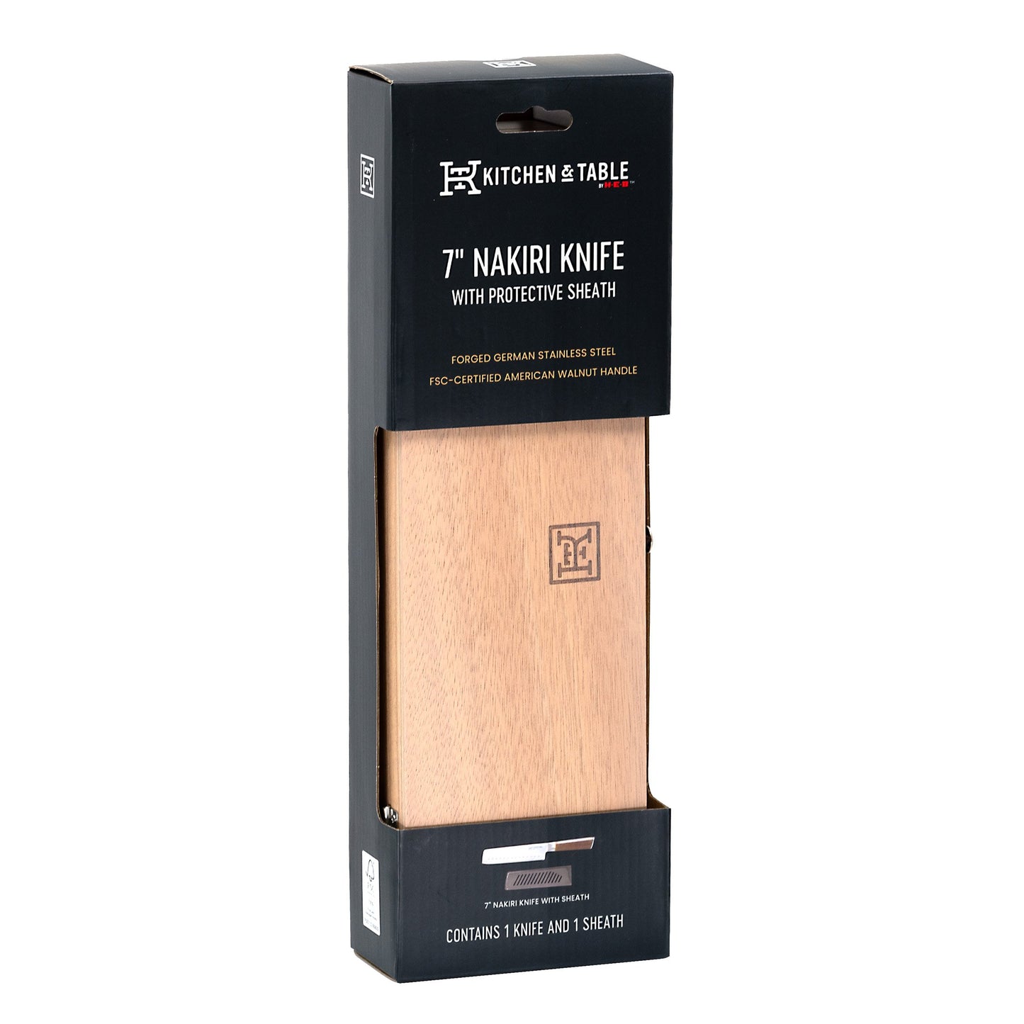 Kitchen & Table by H-E-B Nakiri Knife with Sheath