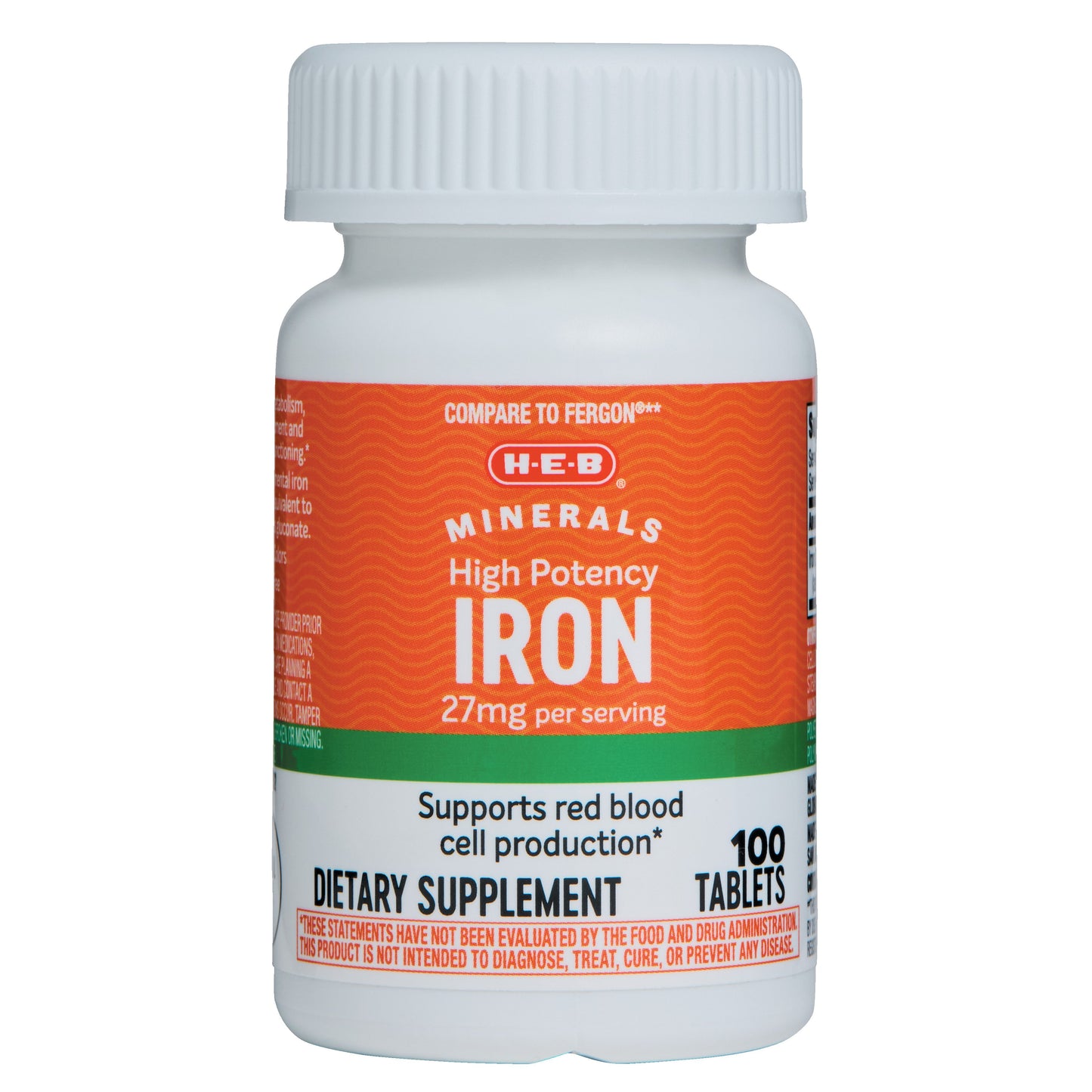 H-E-B Minerals High Potency Iron - 27 mg