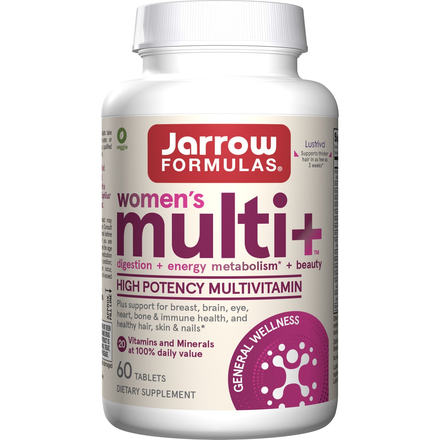 Jarrow Formulas Women's Multi+ High Potency Multivitamin Tablets