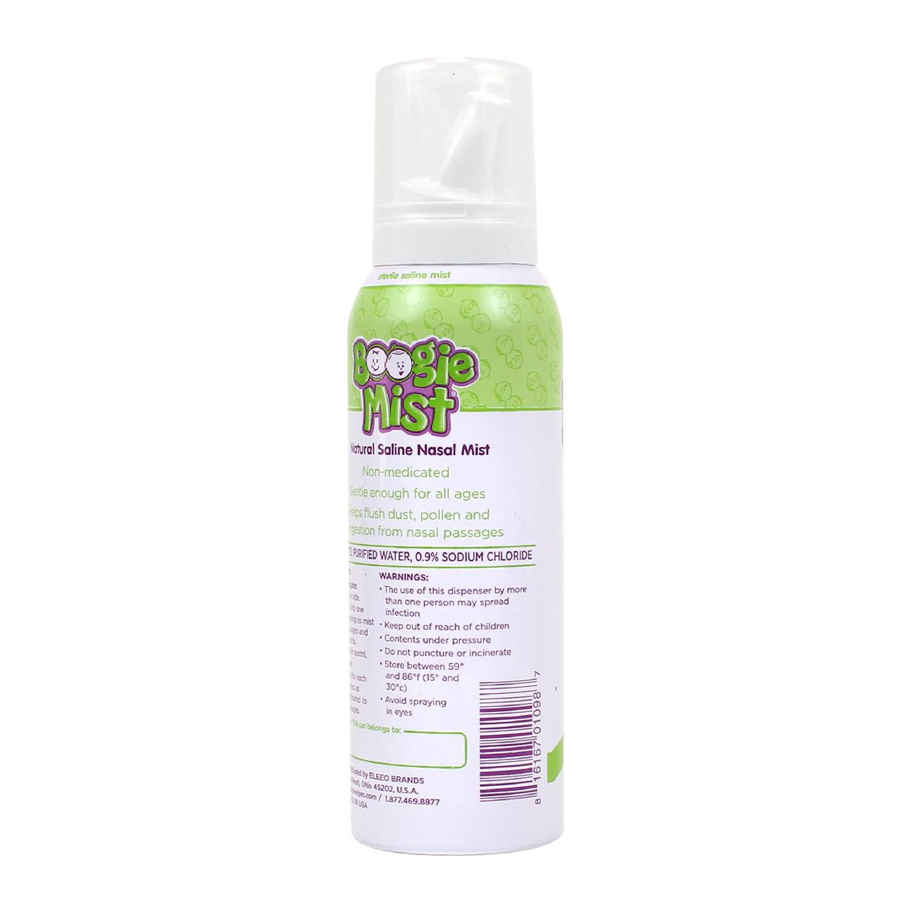 Boogie Saline Nasal Mist - Unscented