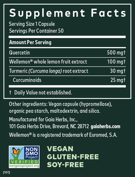 Gaia Herbs Quercetin Synergy